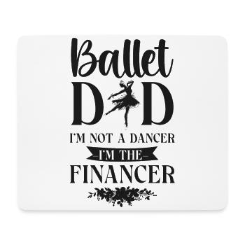 Ballet Danseuse Danse Ballerine - Tapis de souris (format paysage) - blanc - Devant