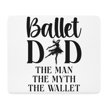 Ballet Danseuse Danse Ballerine - Tapis de souris (format paysage) - blanc - Devant