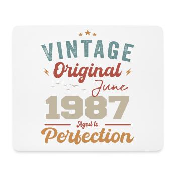 June 1987 Aged to Perfection June 1987 vintage - Mouse Pad (horizontal) - white - Front