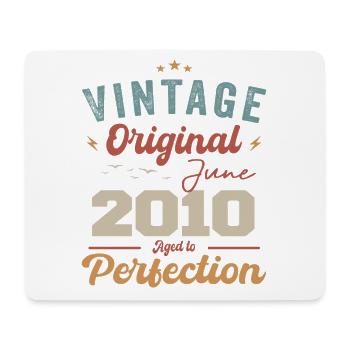 June 2010 Aged to Perfection June 2010 vintage - Mouse Pad (horizontal) - white - Front