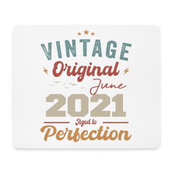 June 2021 Aged to Perfection June 2021 vintage - Mouse Pad (horizontal) - white - Front