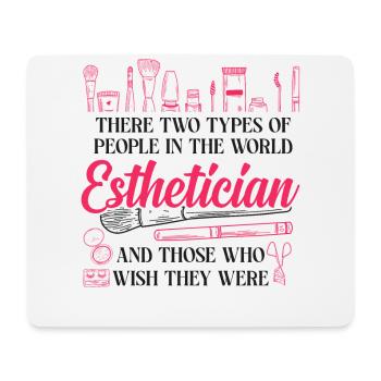 Cute Licensed Esthetician Skincare - Mouse Pad (horizontal) - white - Front
