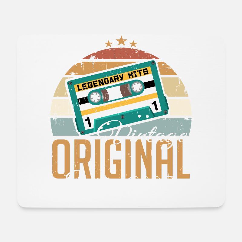Original Juni 2007 geboren Jahrgang 2007 Retro - Mousepad (Querformat) - Weiß