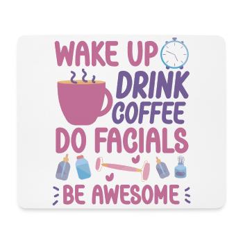 Cute Esthetician Skincare - Mouse Pad (horizontal) - white - Front