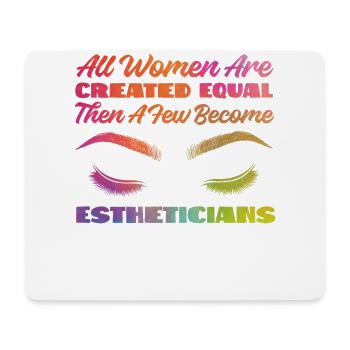 Cute Licensed Esthetician Skincare - Mousepad (Querformat) - Weiß - Vorne