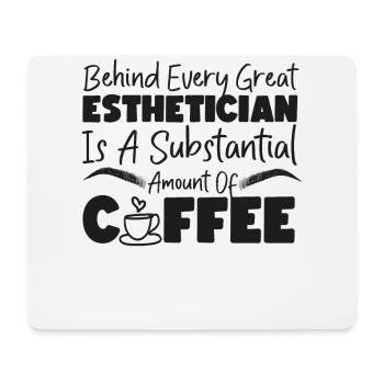 Cute Licensed Esthetician Skincare - Mousepad (Querformat) - Weiß - Vorne