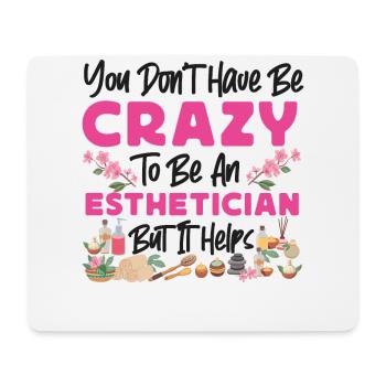 Cute Licensed Esthetician Skincare - Mousepad (Querformat) - Weiß - Vorne