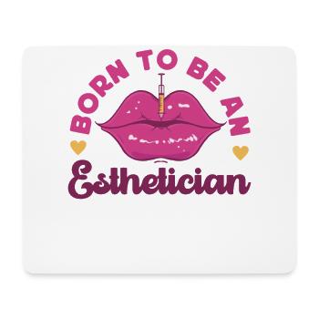 Cute Licensed Esthetician Skincare - Mouse Pad (horizontal) - white - Front