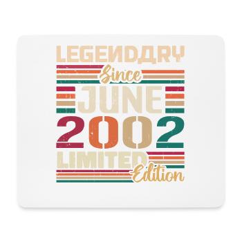 Legendary June 2002 Limited Edition Juni 2002 - Mousepad (Querformat) - Weiß - Vorne