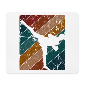 Kickboxing - Mousepad (Querformat) - Weiß - Vorne