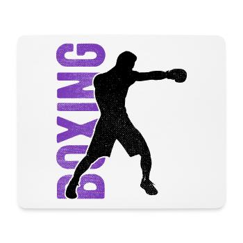 Boxsport Boxing - Mousepad (Querformat) - Weiß - Vorne