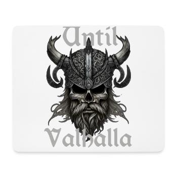 Viking Design - Jusqu’au Valhalla - Tapis de souris (format paysage) - blanc - Devant