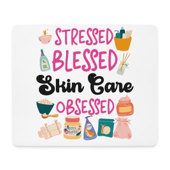 Cute Licensed Esthetician Skincare - Mouse Pad (horizontal) - white - Front