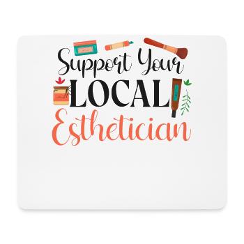 Cute Licensed Esthetician Skincare - Mousepad (Querformat) - Weiß - Vorne