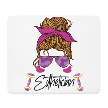 Cute Licensed Esthetician Skincare - Mousepad (Querformat) - Weiß - Vorne
