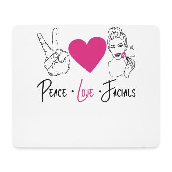Cute Licensed Esthetician Skincare - Mousepad (Querformat) - Weiß - Vorne