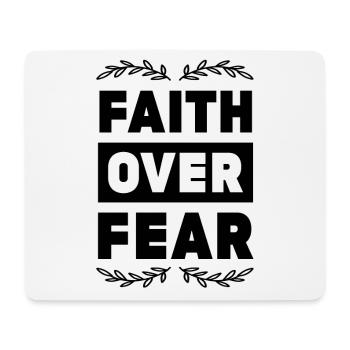 Bible Faith over fear - Mouse Pad (horizontal) - white - Front