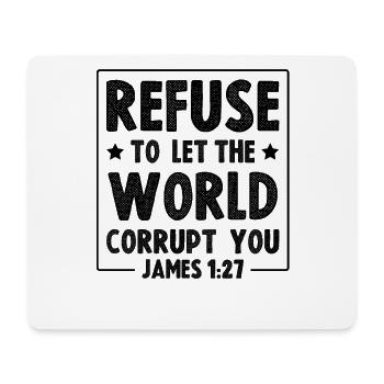 Bible Verses - Mouse Pad (horizontal) - white - Front