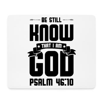 God Bible - Mouse Pad (horizontal) - white - Front