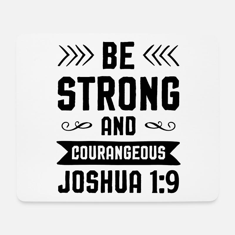 bibel verse - Mousepad (Querformat) - Weiß