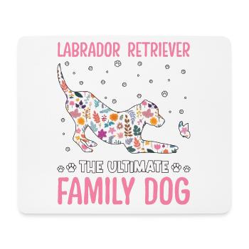 Labrador Retriever the ultimate family dog - Mouse Pad (horizontal) - white - Front