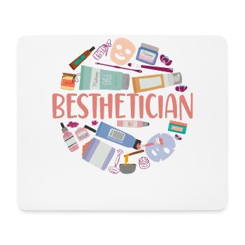 Cute Licensed Esthetician Skincare - Mousepad (Querformat) - Weiß - Vorne