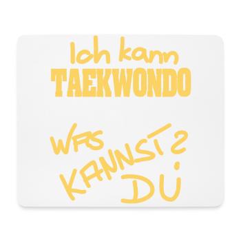 Taekwondo - Mousepad (Querformat) - Weiß - Vorne