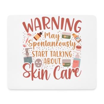 Cute Licensed Esthetician Skincare - Mouse Pad (horizontal) - white - Front