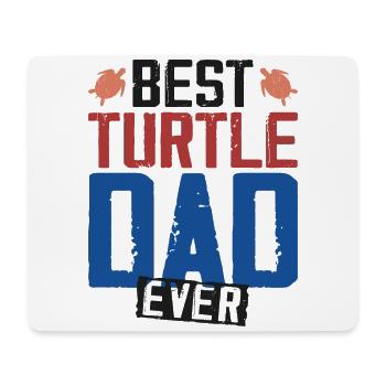 Sea Turtle Tortoise Dad Best - Mousepad (Querformat) - Weiß - Vorne