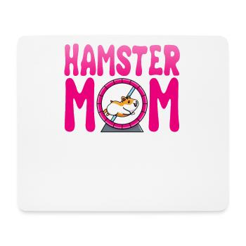 Hamster Mom Feldhamster Goldhamster Zwerghamster - Mousepad (Querformat) - Weiß - Vorne