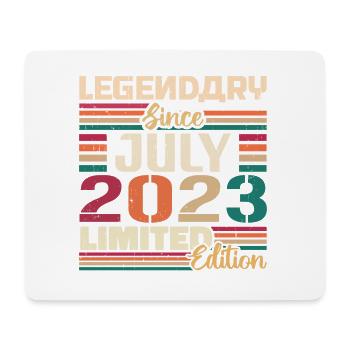 July 2023 Anniversary July 2023 July Vintage - Mouse Pad (horizontal) - white - Front
