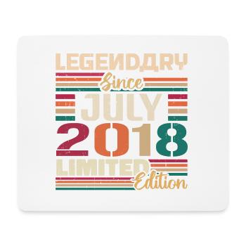 July 2018 Anniversary July 2018 July Vintage - Mouse Pad (horizontal) - white - Front