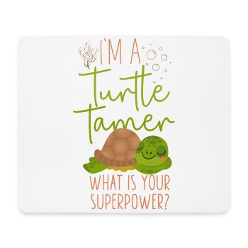 Sea Turtle Tortoise I'm A Turtle - Mousepad (Querformat) - Weiß - Vorne