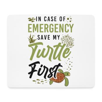 Sea Turtle Tortoise In Case Of - Mousepad (Querformat) - Weiß - Vorne