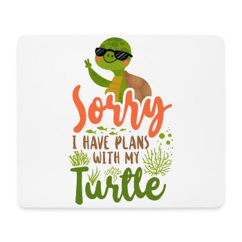 Sea Turtle Tortoise Sunglasses - Mousepad (Querformat) - Weiß - Vorne