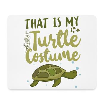 Sea Turtle Tortoise Halloween That - Mousepad (Querformat) - Weiß - Vorne