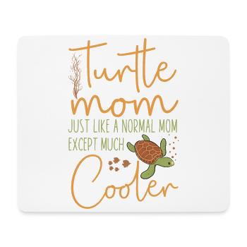 Sea Turtle Tortoise Mom Turtle Mom - Mousepad (Querformat) - Weiß - Vorne