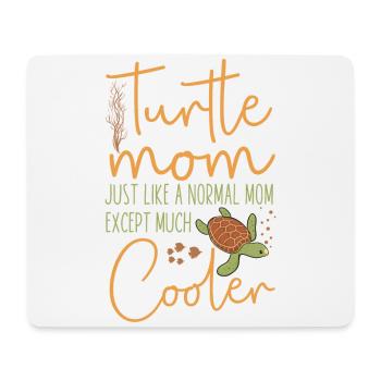 Sea Turtle Tortoise Mom Turtle Mom - Mousepad (Querformat) - Weiß - Vorne