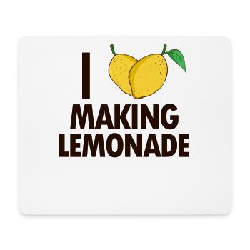 J’adore faire de la limonade Limonade Limonadenboss - Tapis de souris (format paysage) - blanc - Devant