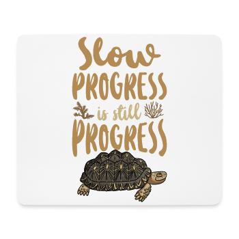 Sea Turtle Tortoise Slow Progress - Mousepad (Querformat) - Weiß - Vorne