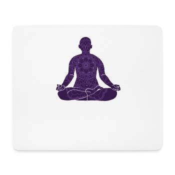 Kundalini Ashtanga Hatha Asanas Professeur de yoga Yoga - Tapis de souris (format paysage) - blanc - Devant