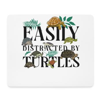 Sea Turtle Tortoise Easily - Mousepad (Querformat) - Weiß - Vorne