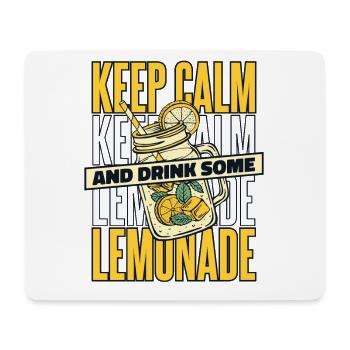 Restez calme et buvez de la limonade Limonade - Tapis de souris (format paysage) - blanc - Devant