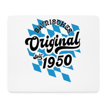 1950 Bayrisches Original seit 1950 Geburtstag - Mousepad (Querformat) - Weiß - Vorne