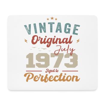 Juli 1973 Geburtstag Juli 1973 Original 1973 Juli - Mousepad (Querformat) - Weiß - Vorne