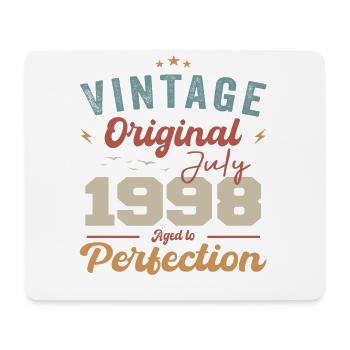 July 1998 Birthday July 1998 Original 1998 July - Mouse Pad (horizontal) - white - Front