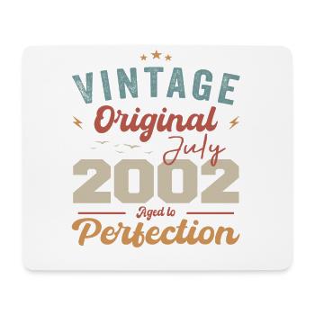 July 2002 Birthday July 2002 Original 2002 July - Mouse Pad (horizontal) - white - Front