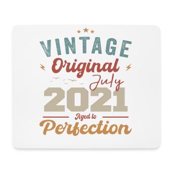 July 2021 Birthday July 2021 Original 2021 July - Mouse Pad (horizontal) - white - Front