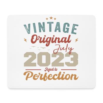 July 2023 Birthday July 2023 Original 2023 July - Mouse Pad (horizontal) - white - Front