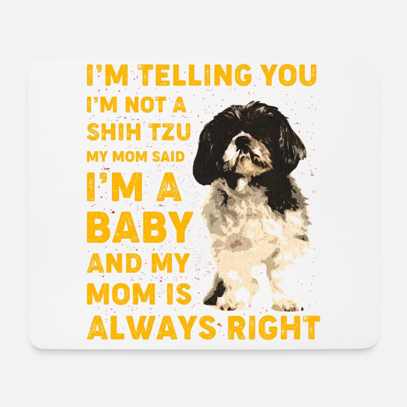 Shih Tzu - Mouse Pad (horizontal) - white